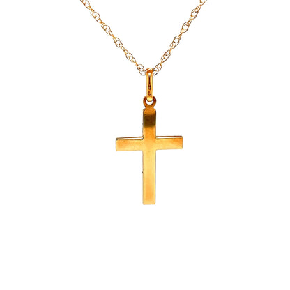 Anhänger Kreuz mind. 0.85g Gold 375 - JUWEL1