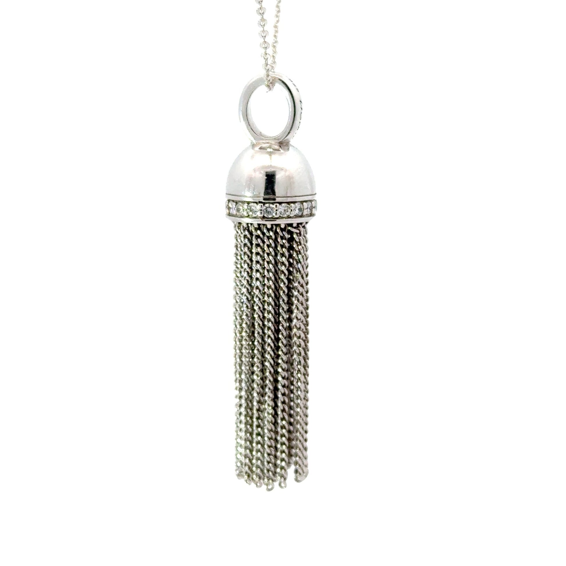 Anhänger Quaste mit 20 Zirkonia TI SENTO in Silber 925 - JUWEL1