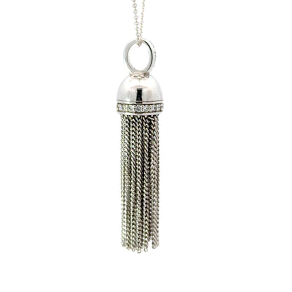 Anhänger Quaste mit 20 Zirkonia TI SENTO in Silber 925 - JUWEL1
