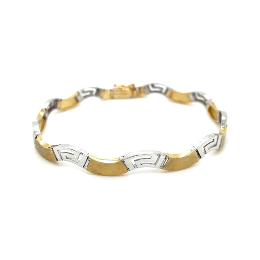 Armband Meander Design mind. 12,5g in Gold 585 - JUWEL1