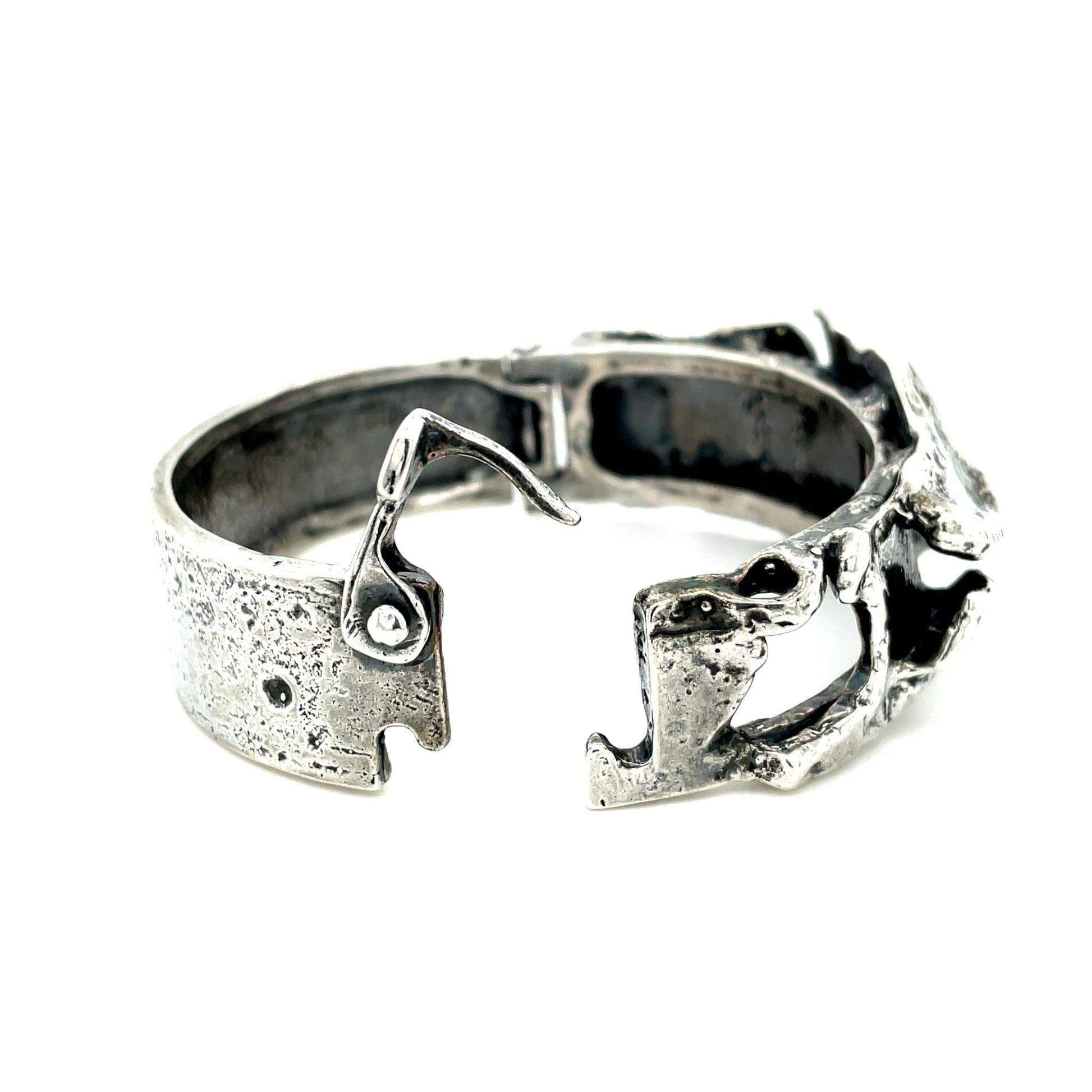 Armband mit Opal-Triblette Handarbeit in Silber 835 - JUWEL1