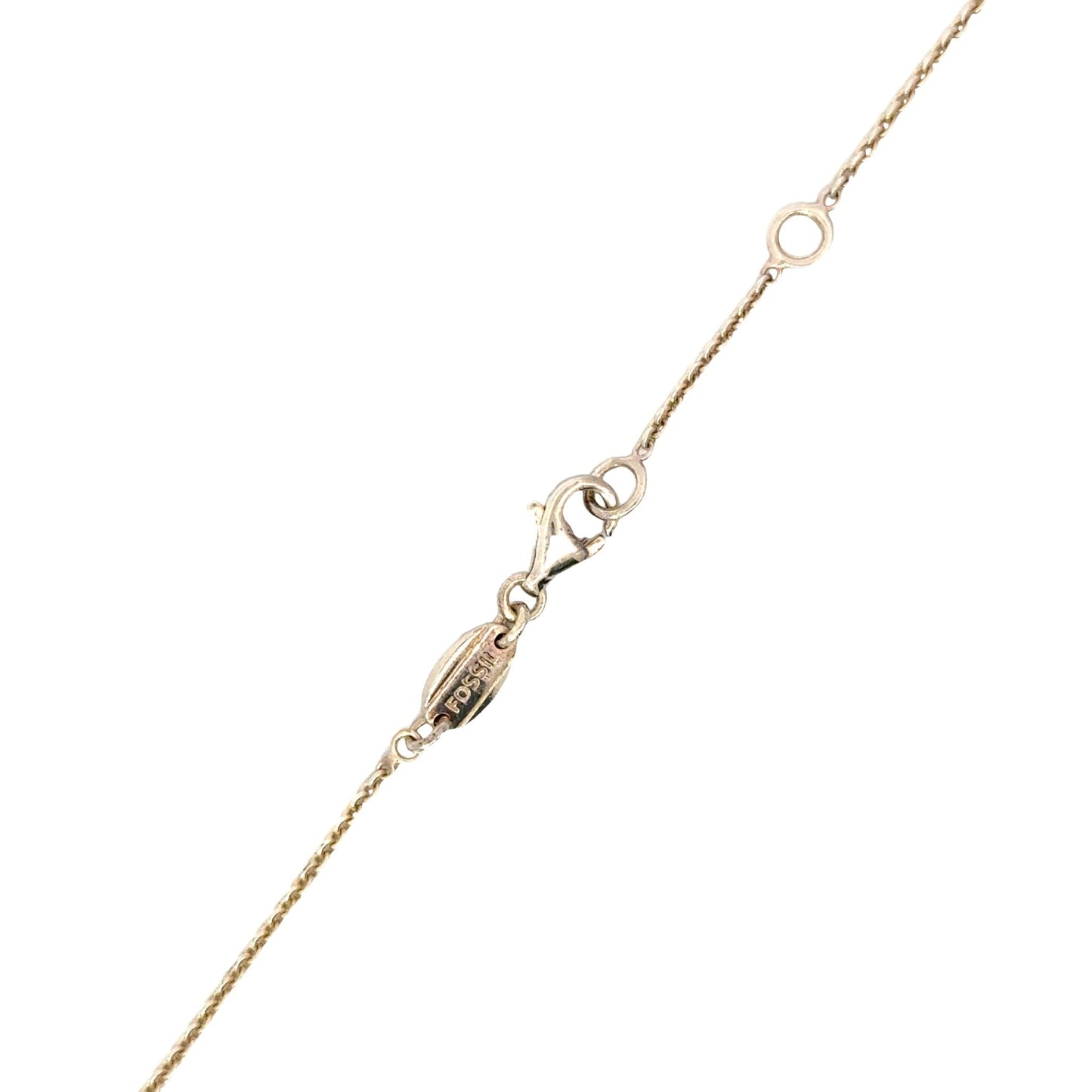 Collier Fossil in Silber 925 - JUWEL1