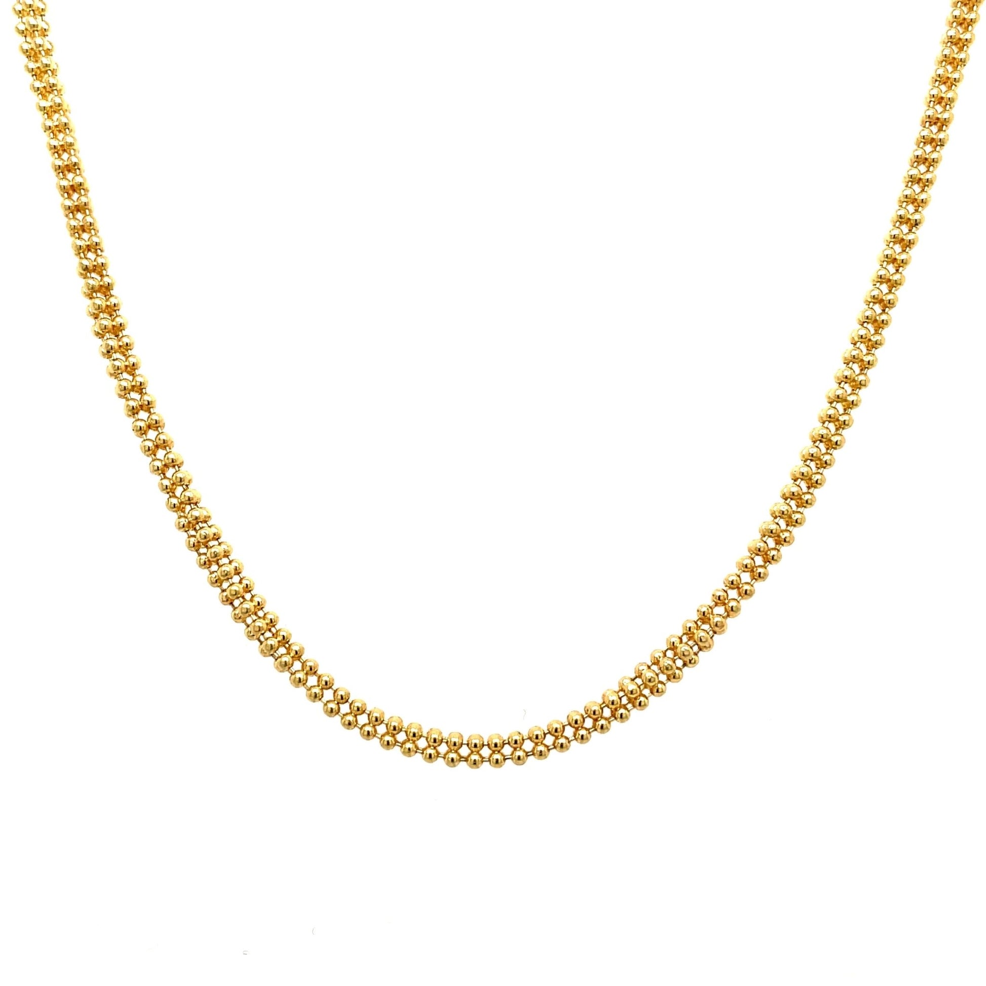 Kugelcollier mind. 8,7g Gold 585 - JUWEL1