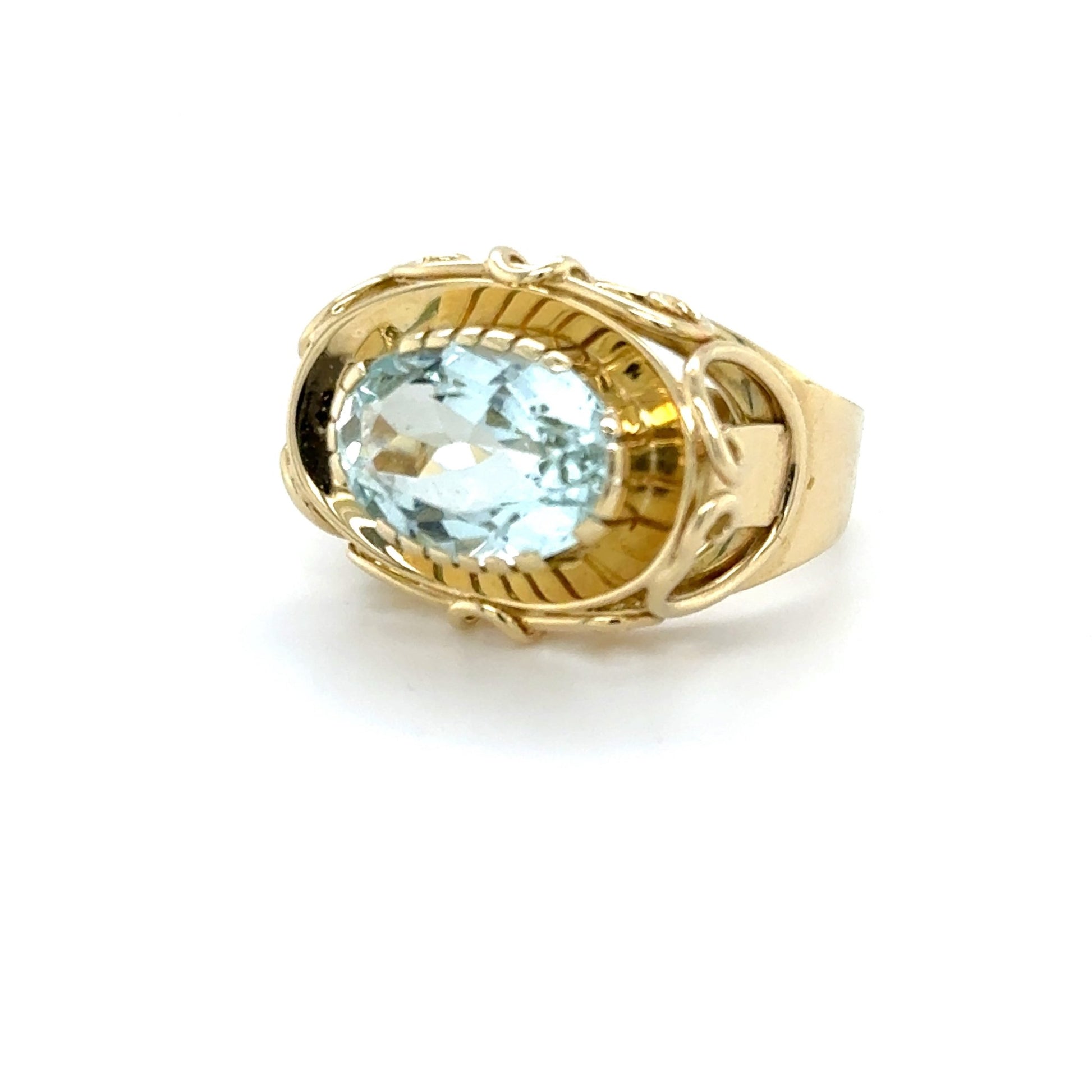 Ring mit 1 Blautopas in Gold 585 - JUWEL1