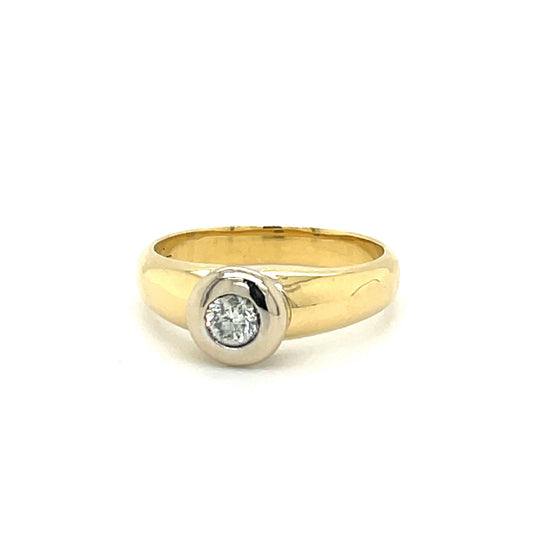 Ring mit 1 Diamant mind. 5,4g in Gold 750 - JUWEL1