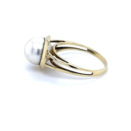 Ring mit 1 Perle in Gold 585 - JUWEL1