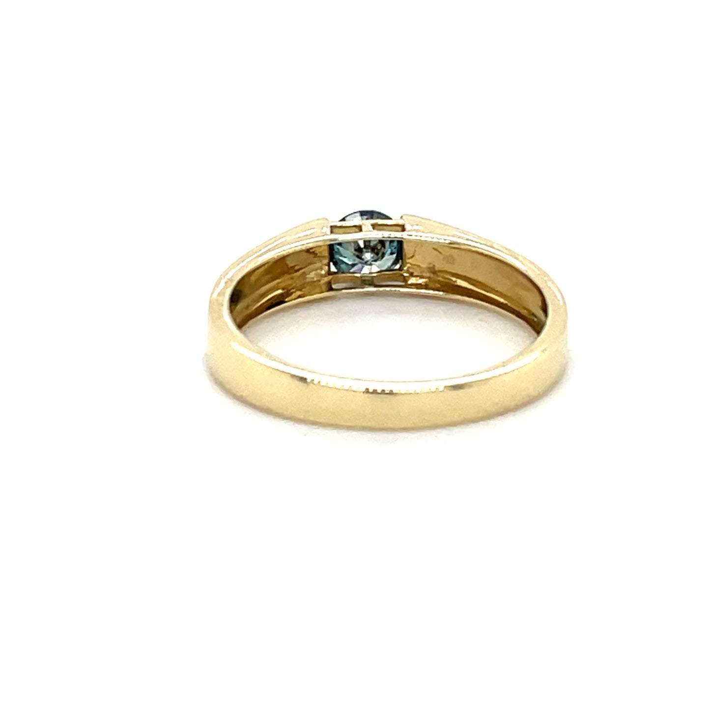 Ring mit 1 Sky Blue Brillant in Gold 375 - JUWEL1