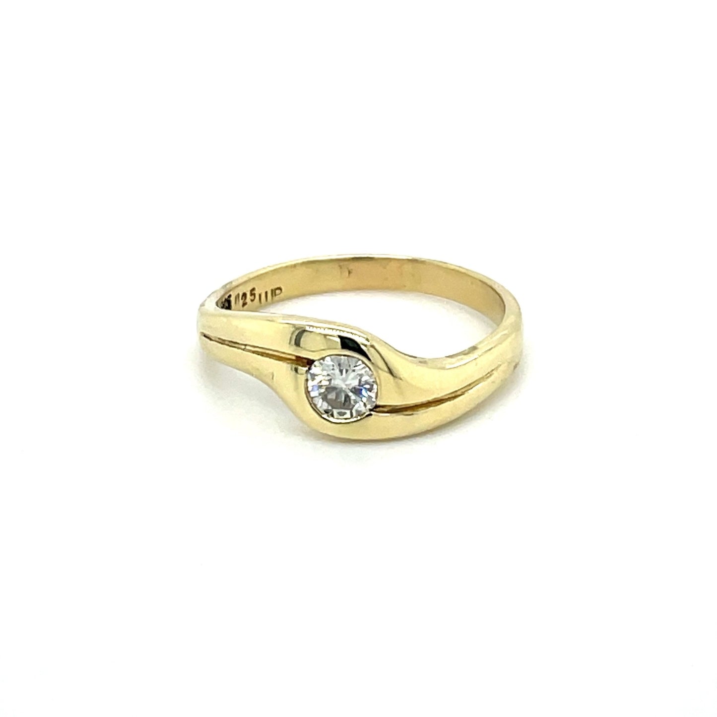 Ring mit 1 Solitär Brillant ca. 0,25ct Gold 585 - JUWEL1