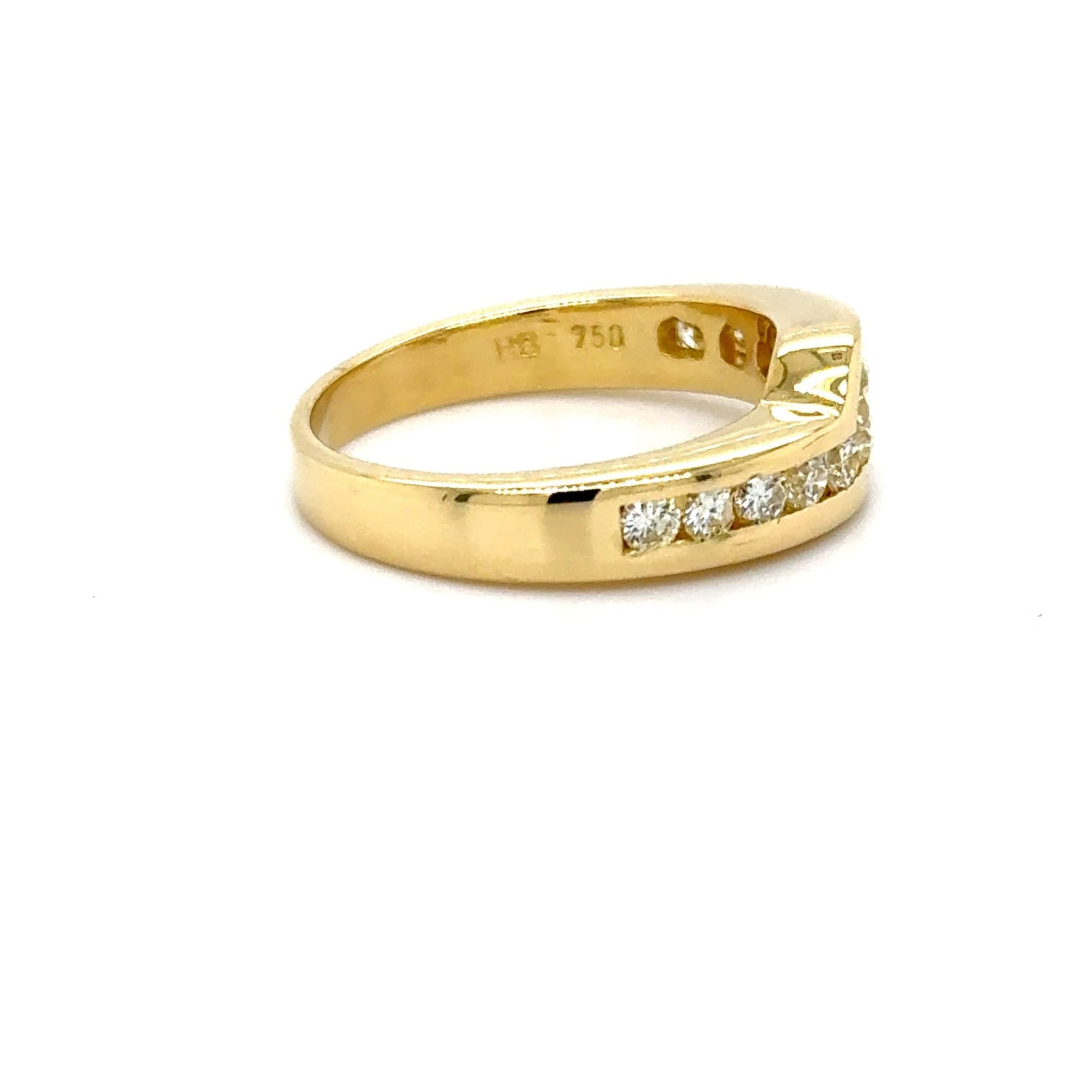 Ring mit 11 Brillanten mind. 5,7g in Gold 750 - JUWEL1