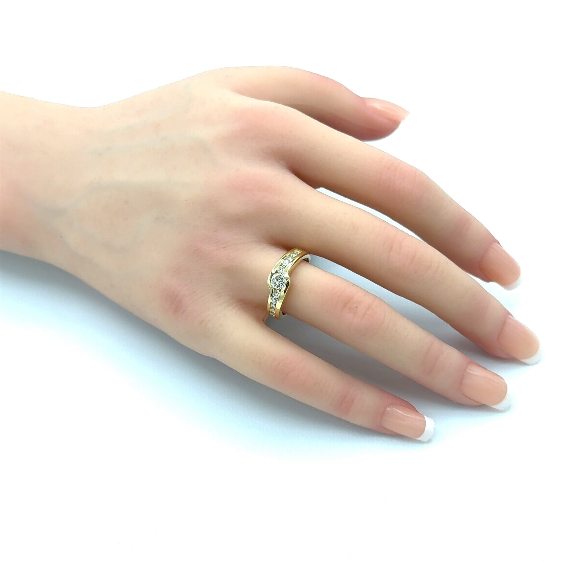 Ring mit 11 Brillanten mind. 5,7g in Gold 750 - JUWEL1