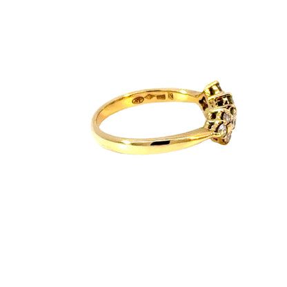 Ring mit 12 Brillanten mind. 2,5g in Gold 750 - JUWEL1