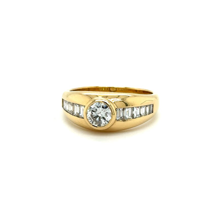 Ring mit 13 Diamanten mind. 8,2g in Gold 750 - JUWEL1