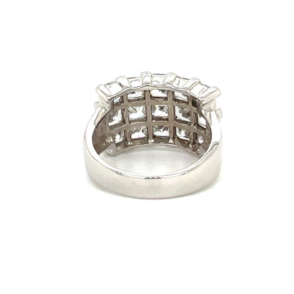 Ring mit 15 Zirkonias in Silber 925 - JUWEL1