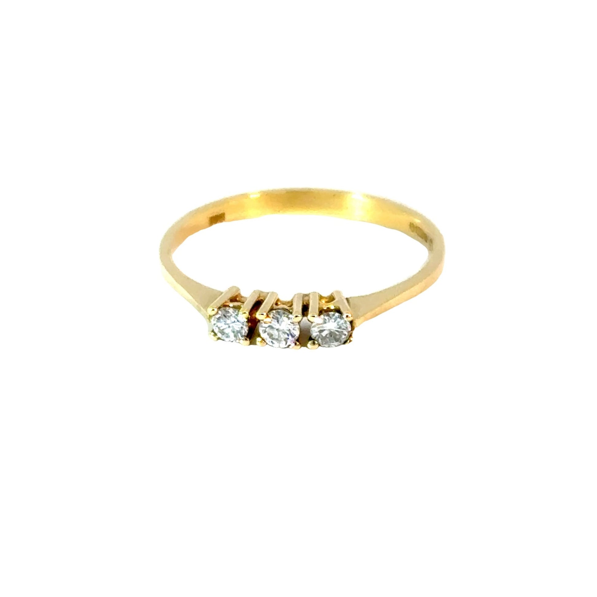 Ring mit 3 Diamanten mind. 1,2g in Gold 585 - JUWEL1