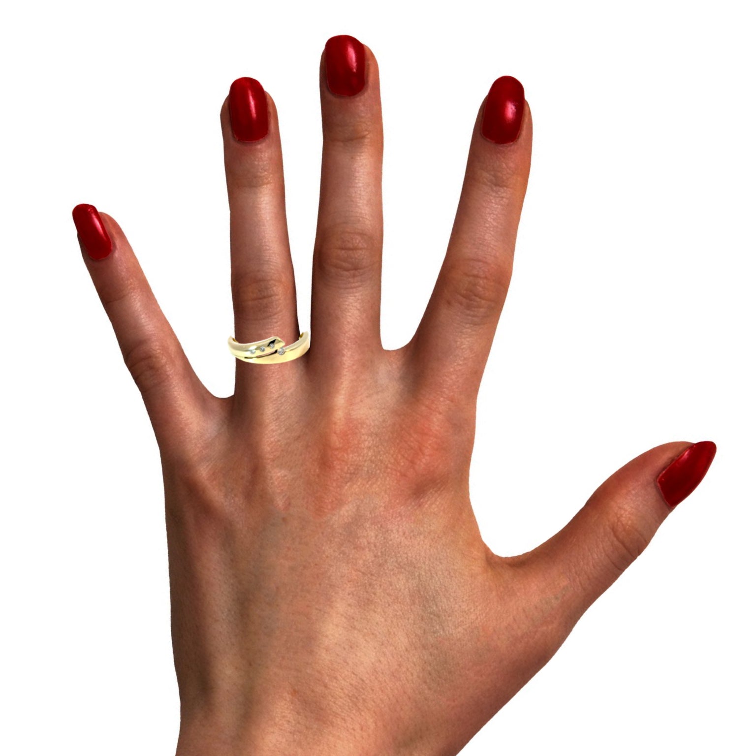 Ring mit 4 Diamanten mind. 3,1g in Gold 585 - JUWEL1