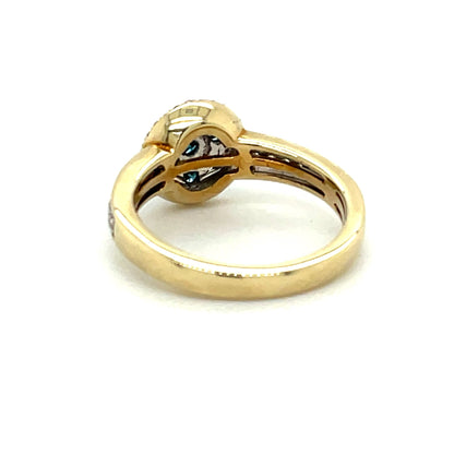 Ring mit 48 Diamanten in Gold 375 - JUWEL1
