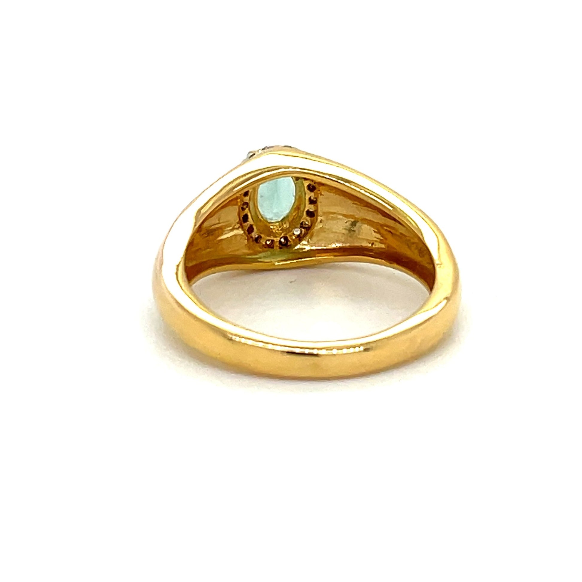 Ring mit Apatit & Zirkonias in Silber 925 - JUWEL1