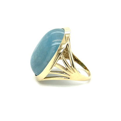 Ring mit Aquamarin in Gold 375 - JUWEL1