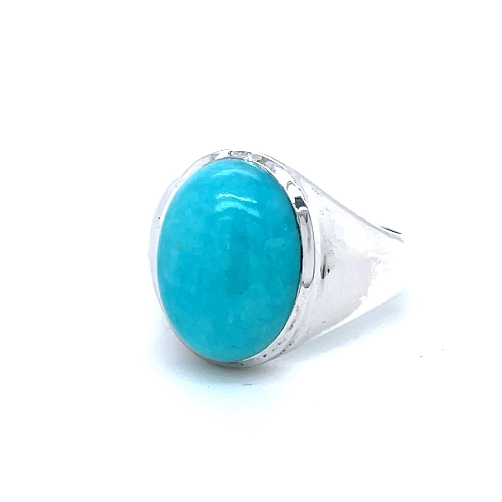 Ring mit blauen Opal in Silber 925 - JUWEL1
