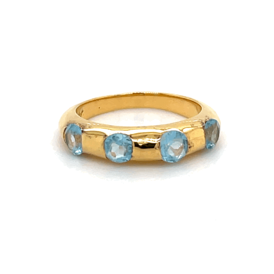 Ring mit Blautopas in Silber 925 - JUWEL1
