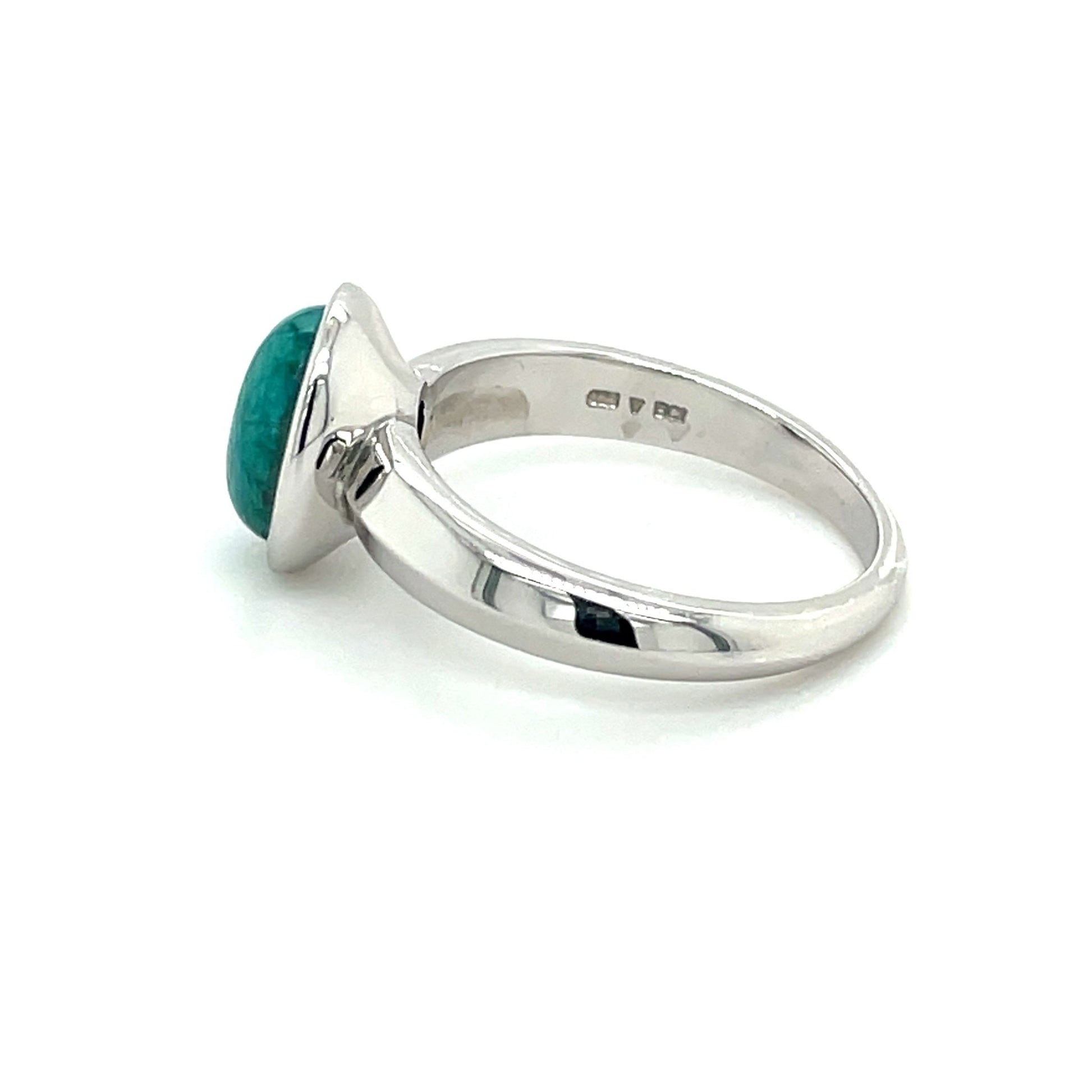 Ring mit Chrysokoll in Silber 925 - JUWEL1