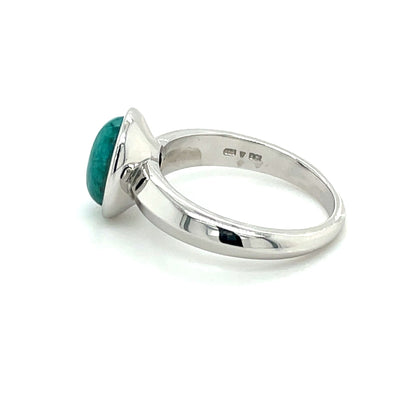 Ring mit Chrysokoll in Silber 925 - JUWEL1