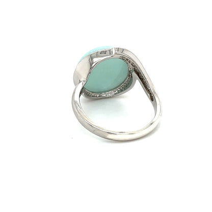 Ring mit Chrysopras in Silber 925 - JUWEL1