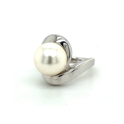 Ring mit großer Perle in Silber 925 - JUWEL1