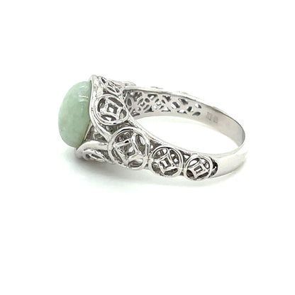 Ring mit Jadeit in Silber 925 - JUWEL1