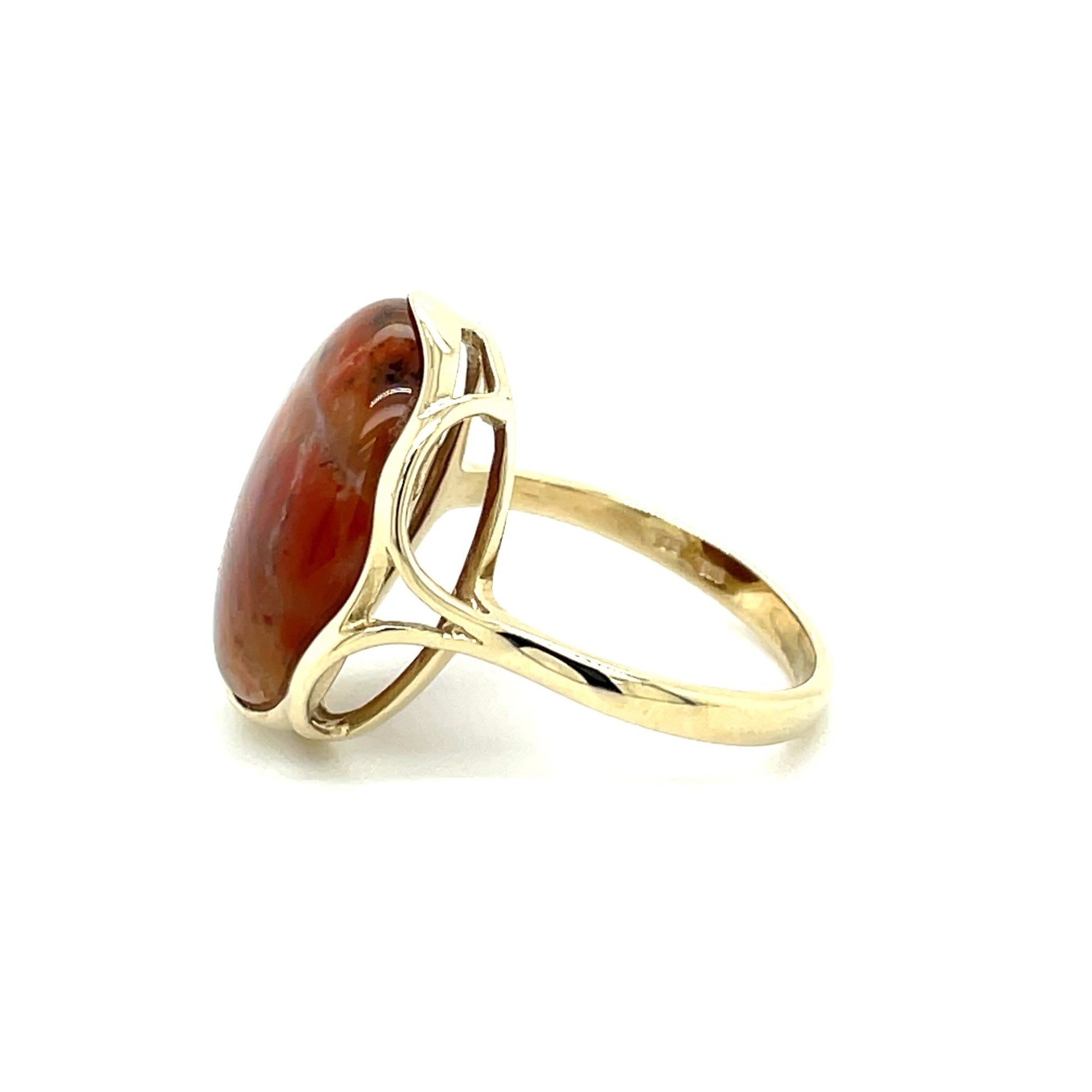 Ring mit Karneol in Gold 375 - JUWEL1