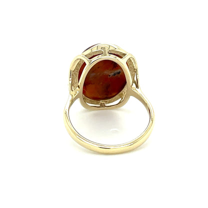 Ring mit Karneol in Gold 375 - JUWEL1