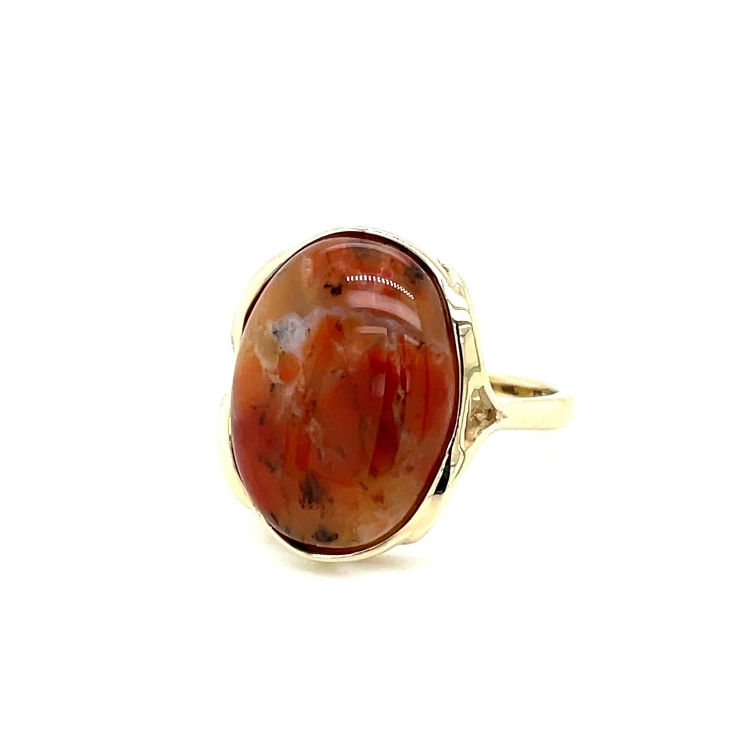 Ring mit Karneol in Gold 375 - JUWEL1