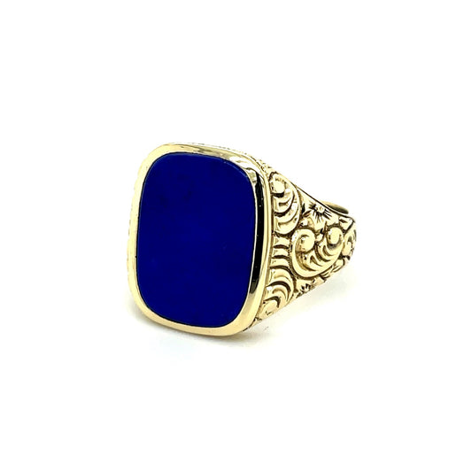 Ring mit Lapislazuli mind. 7,3g Gold 585 - JUWEL1