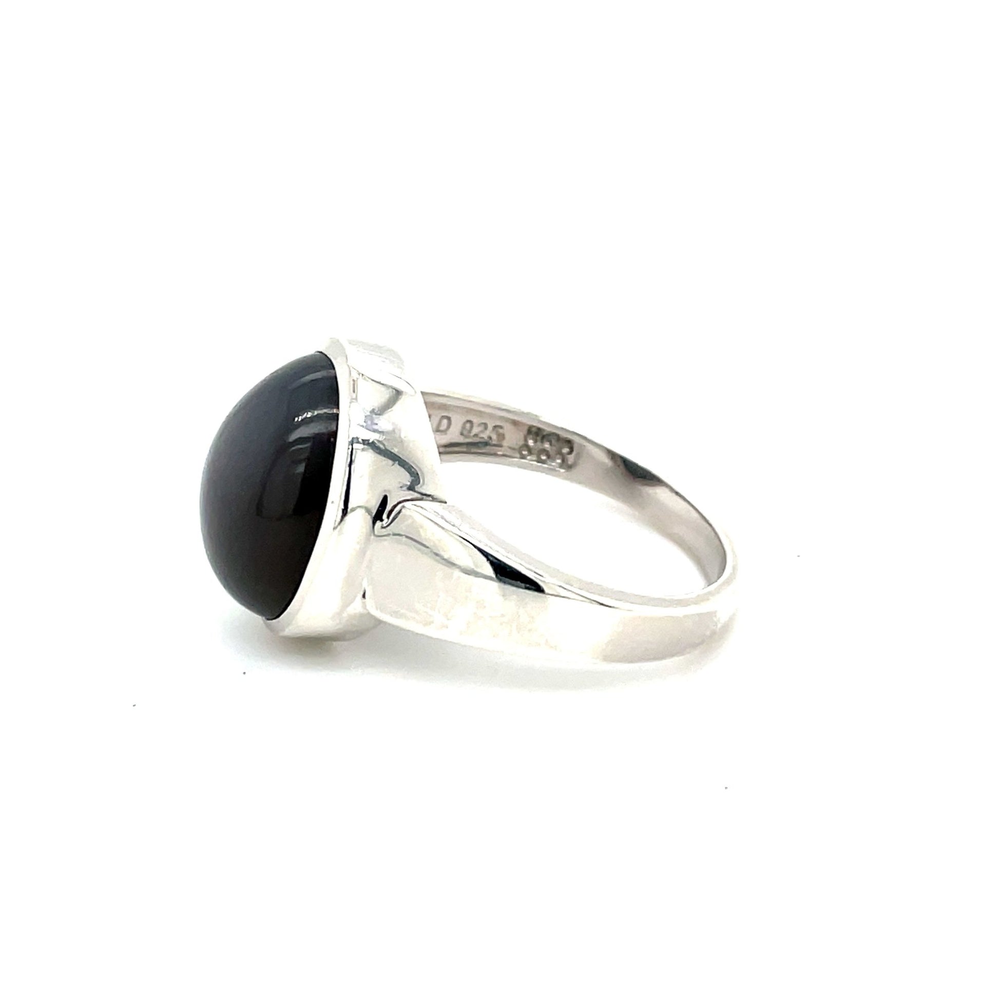 Ring mit Mondstein-Cabochon in Silber 925 - JUWEL1