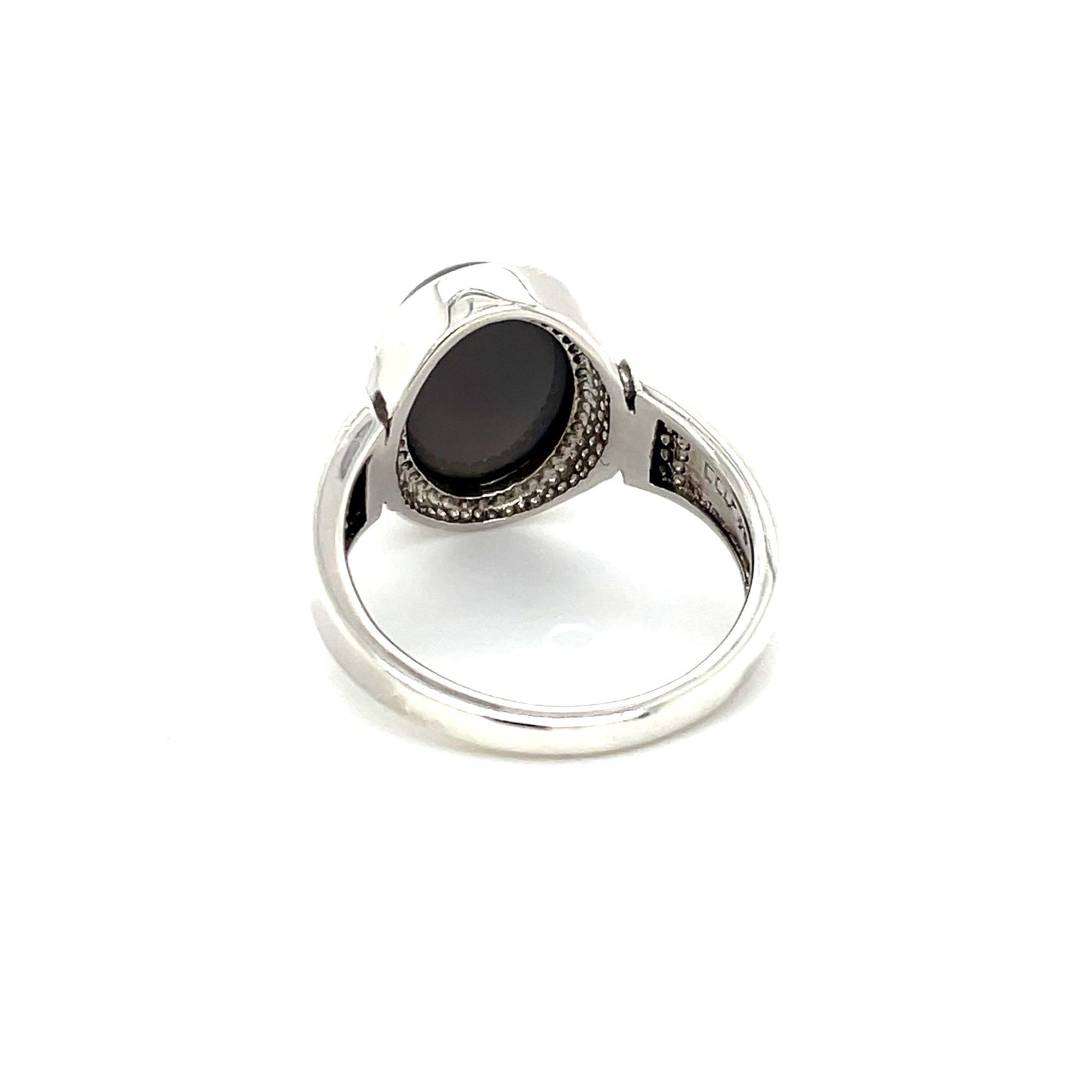 Ring mit Mondstein-Cabochon in Silber 925 - JUWEL1