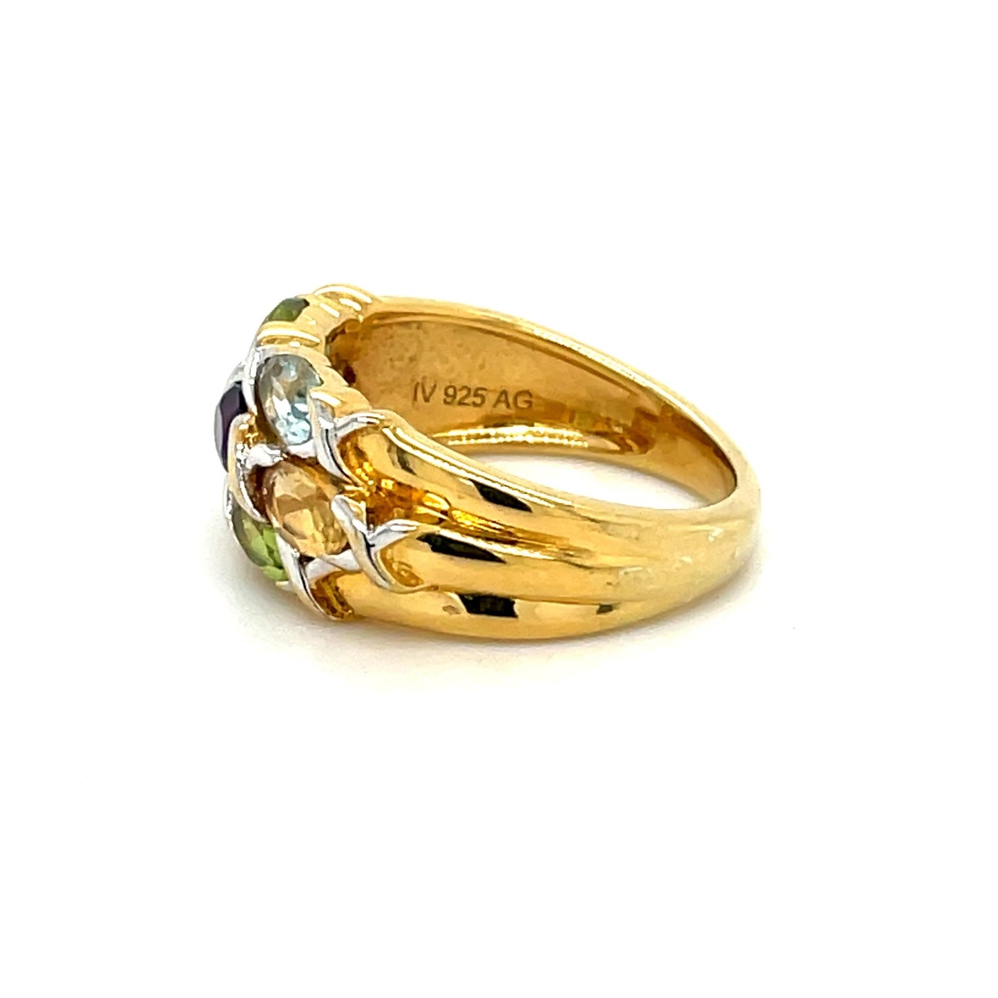Ring mit Multicolor Edelsteinen in Silber 925 - JUWEL1