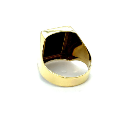 Ring mit Onyx mind. 7,3g Gold 585 - JUWEL1
