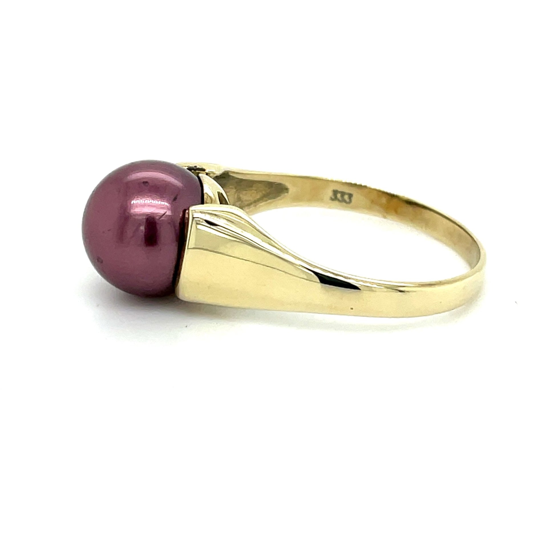 Ring mit Perle mind. 4,3g in Gold 333 - JUWEL1