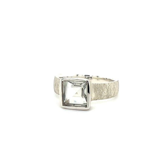 Ring mit Prasiolith in Silber 925 - JUWEL1