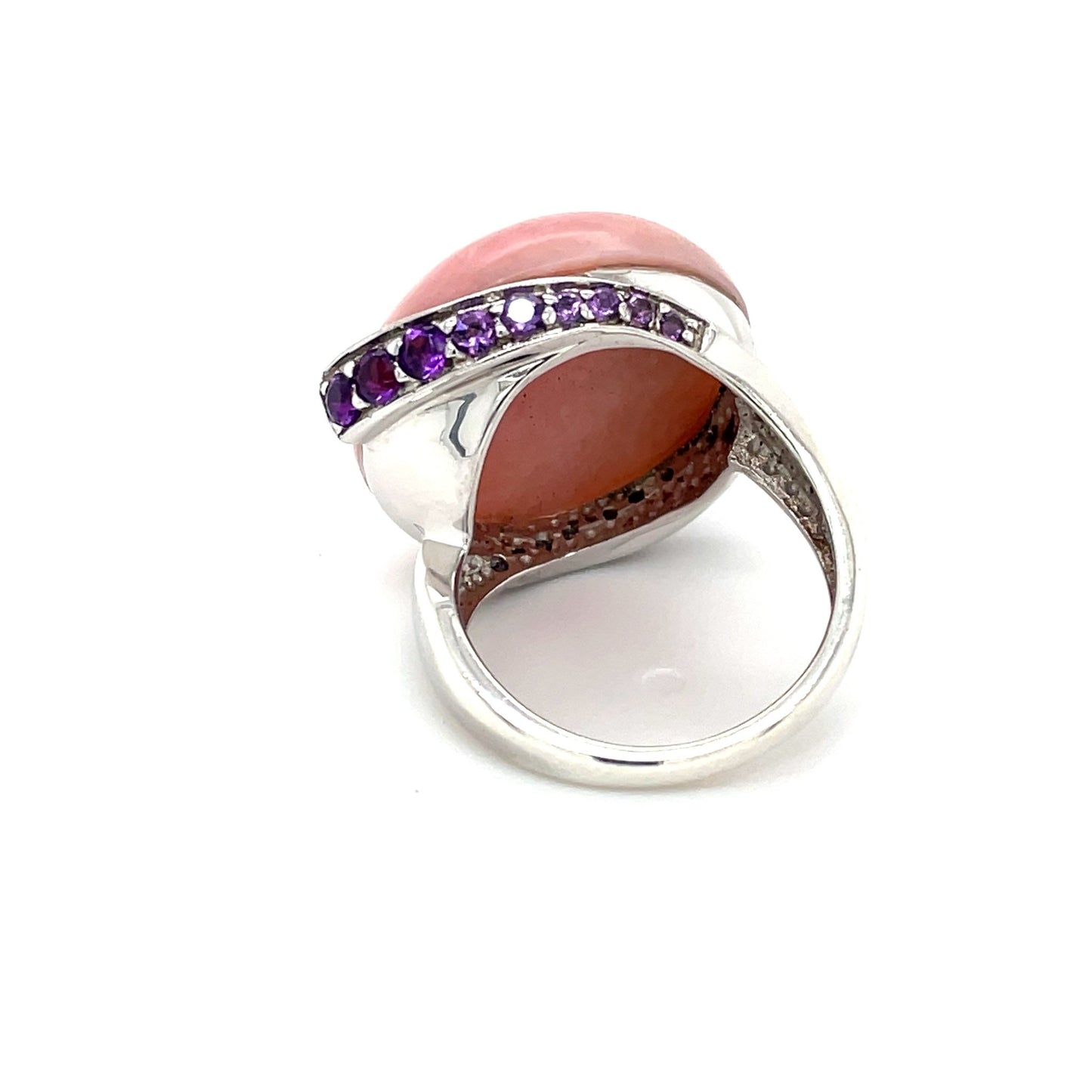 Ring mit Rhodochrosit & Amethyst in Silber 925 - JUWEL1