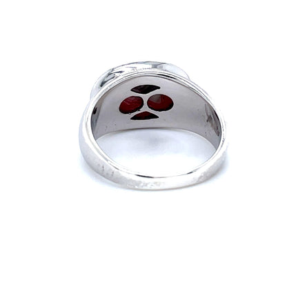 Ring mit Rohdochrosit in Silber 925 - JUWEL1