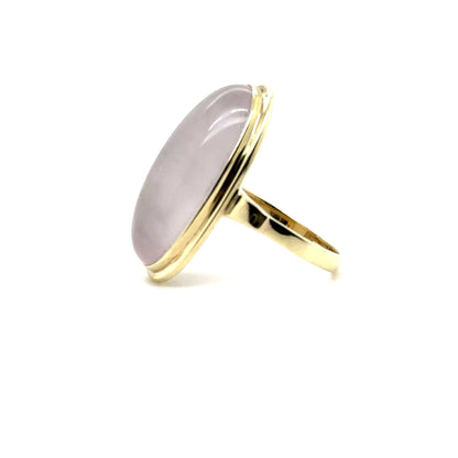 Ring mit Rosenquarz in Gold 333 - JUWEL1