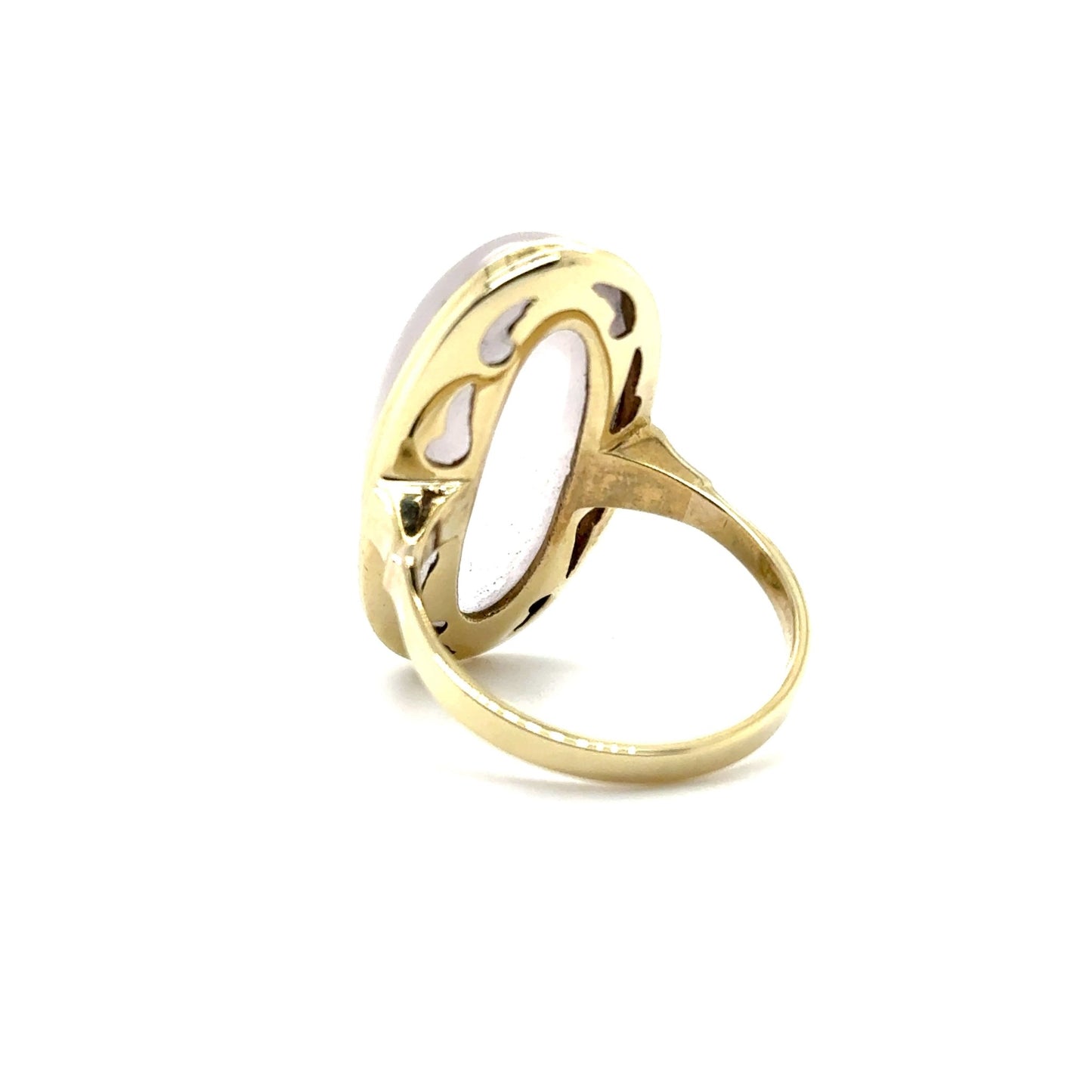 Ring mit Rosenquarz in Gold 333 - JUWEL1