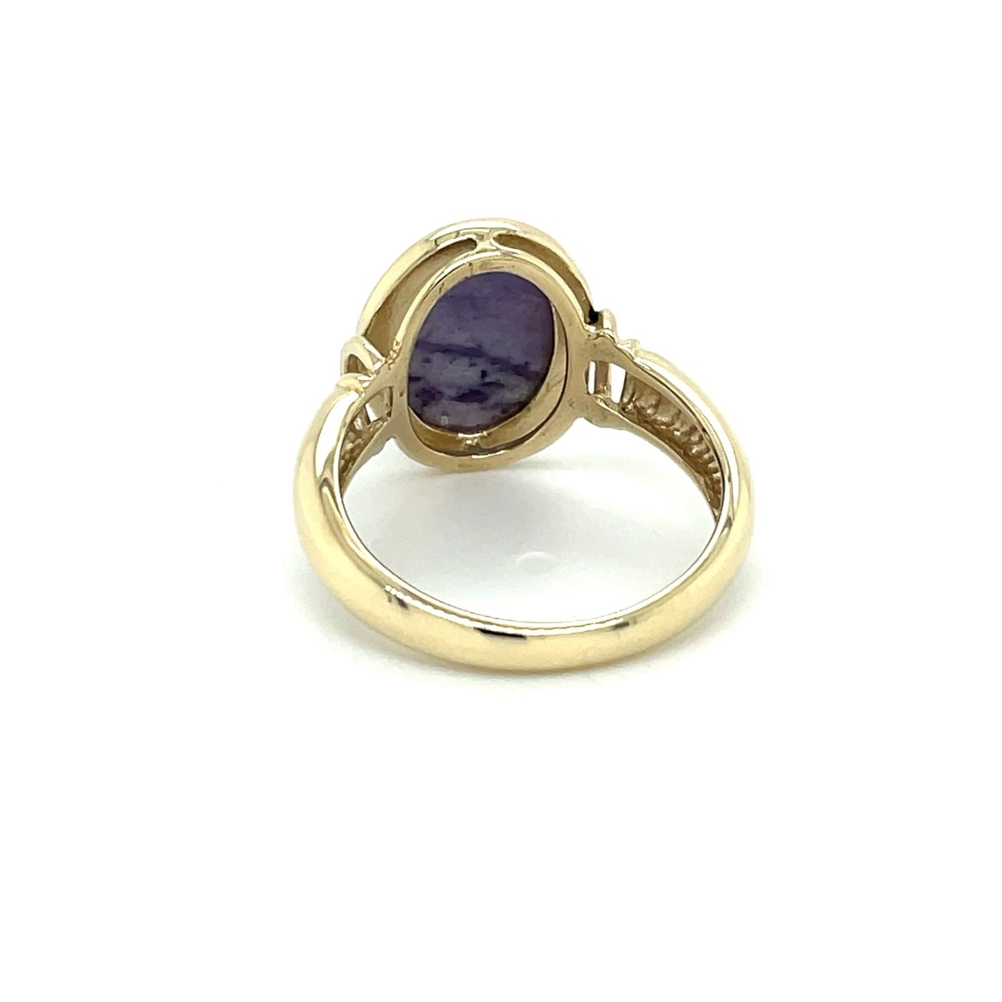 Ring mit Tiffany Stone (Fluorit) Gold 375 - JUWEL1