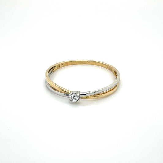 Ring mit Zirkonia mind. 1,2g in Gold 375 - JUWEL1