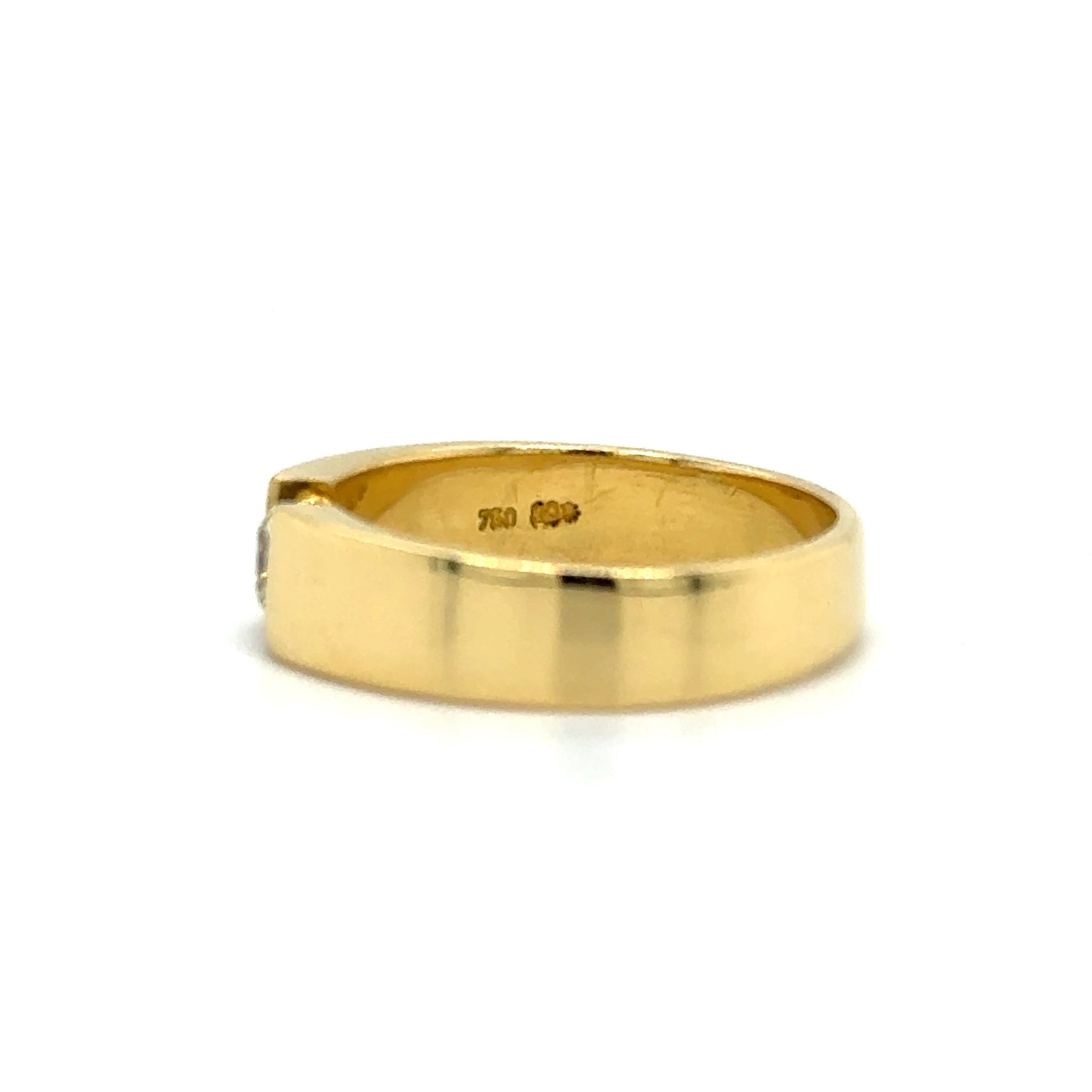 Solitärring mit 1 Brillant in Gold 750 - JUWEL1