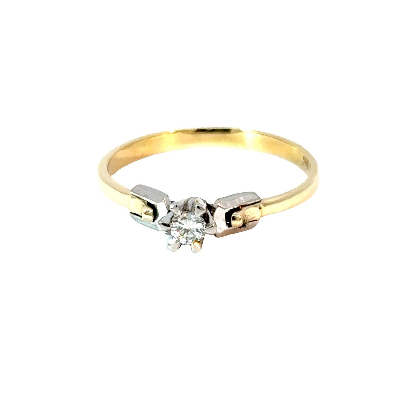 Solitärring mit Brillant mind. 2,2g in Gold 585 - JUWEL1